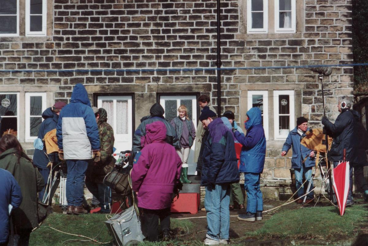 Filming in Esholt 1994