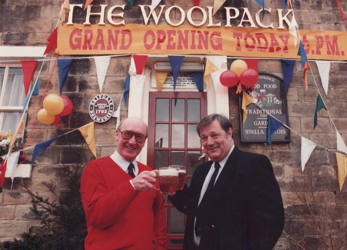 Grand opening of The Woolpack Esholt in 1991