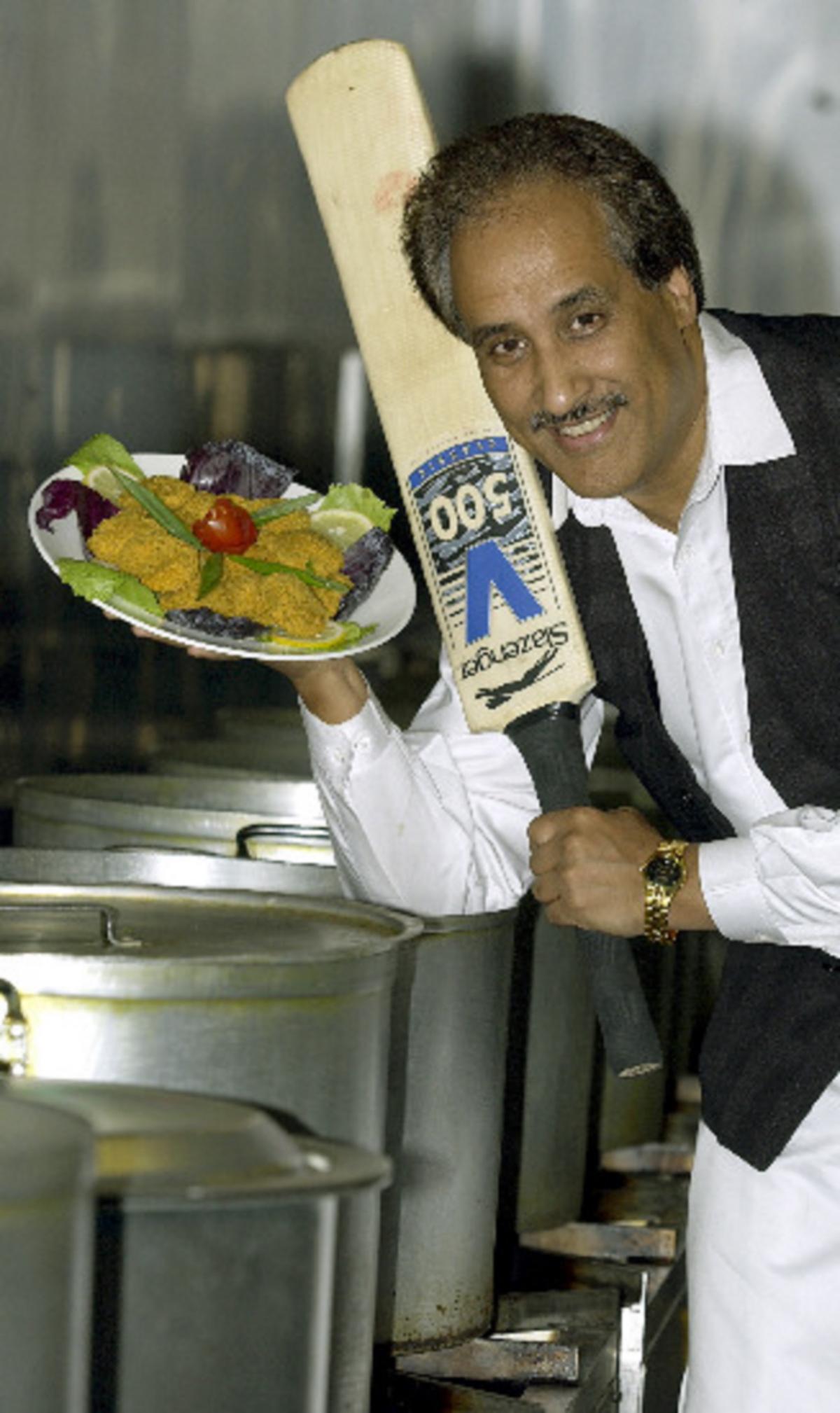 MANAGING DIRECTOR OF AAGRAH RESTAURANT MOHAMMED ASLAM WHO COOKED A BUFFET FOR GEOFF BOYCOTT AND THE INDIAN TEST TEAM