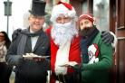 From left Clive Masters, Chris Wetton and Jamie Hodgson at a previous Brighouse Victorian Christmas Market