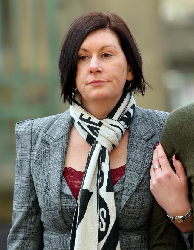Kirsty Anderson outside Bradford Crown Court