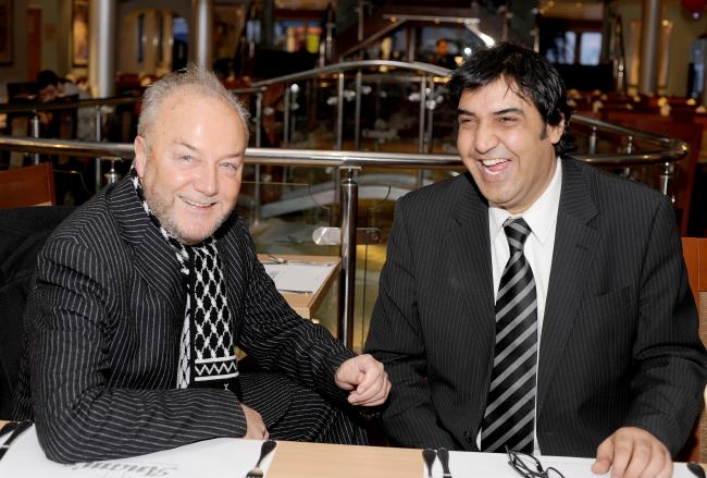 George Galloway and Arshad Ali