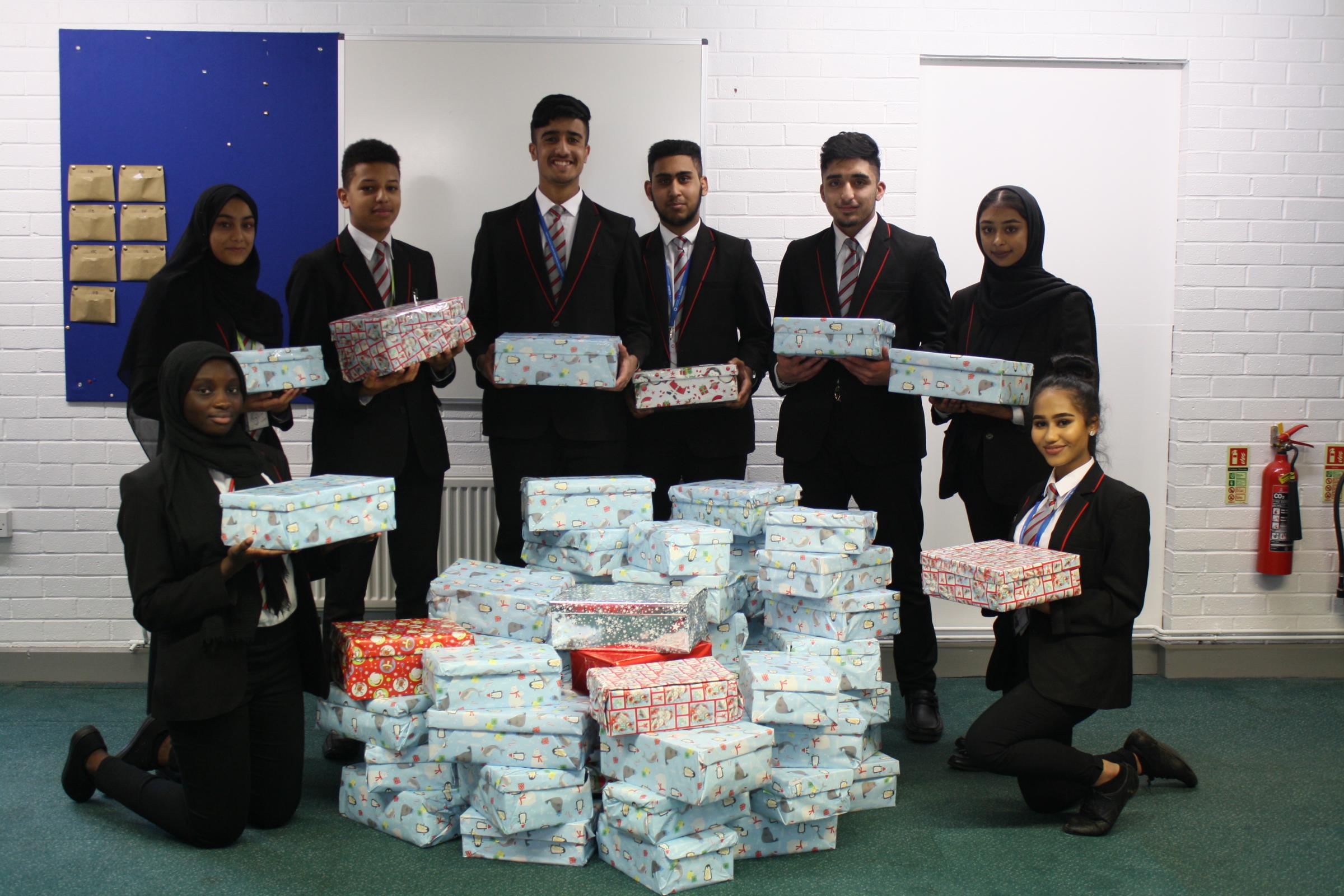 Students donate toys and gifts to Bradford Cinderella Club