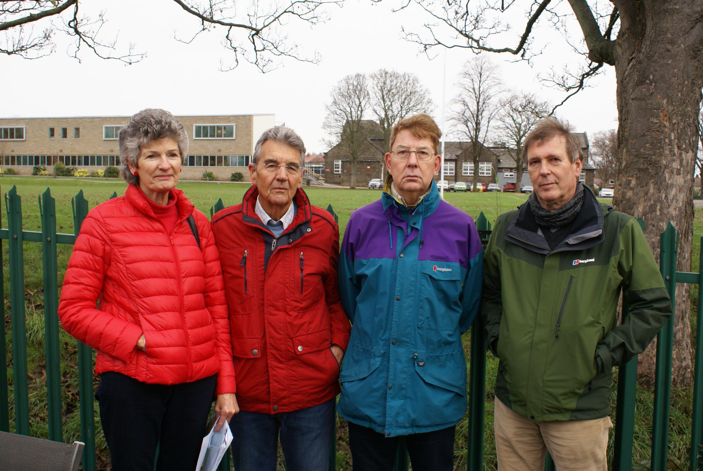 "It's in the wrong place" - residents protest at plans for 3G pitch in Otley
