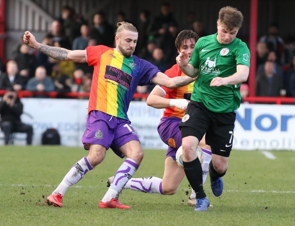 Altrincham FC: Non-league team tackles homophobia in rainbow kit