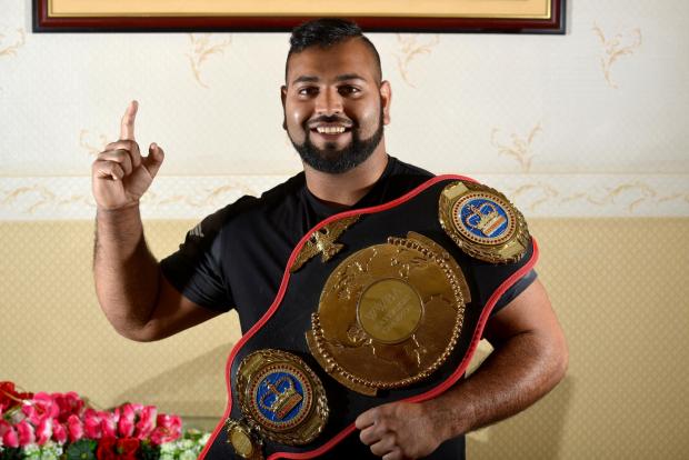 Bradford Telegraph and Argus: World arm wrestling champion Umar Khan