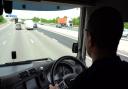 Police operating from a HGV cab detected nearly 50 traffic offences last week