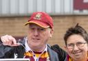 Bradford City supporters volunteered in a bid to collect money before their game against Newport. Photo: Bradford City